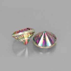 Achetez naturel ct Partie Supérieure Arc-en-Ciel Quartz mystique gems, Coupe roude, En provenance Brésil chez GemSelect. En stock, livraison internationale!