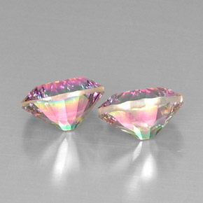 Achetez naturel ct Partie Supérieure Arc-en-Ciel Quartz mystique gems, Coupe ovale, En provenance Brésil chez GemSelect. En stock, livraison internationale!