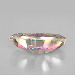 Quartz mystique multicolore naturelle marquise, 3,79 ct, VS