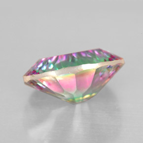 Quartz mystique Partie Supérieure Arc-en-Ciel naturelle Coupe ovale, 4.06 ct, VS