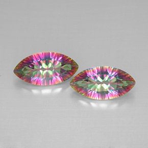 Achetez naturel ct multicolore quartz mystique gems, marquise, en provenance brésil chez gemselect. en stock, livraison internationale!