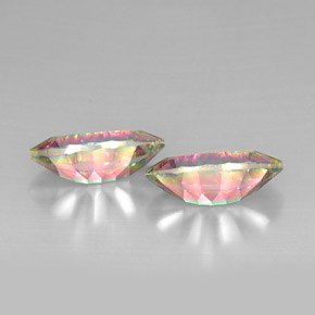 Achetez naturel ct Partie Supérieure Arc-en-Ciel Quartz mystique gems, Marquise, En provenance Brésil chez GemSelect. En stock, livraison internationale!