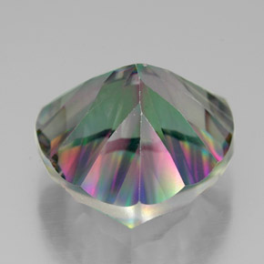 Quartz mystique Partie Supérieure Arc-en-Ciel naturelle Trillion, 7.64 ct, VVS