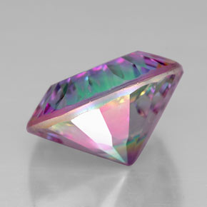 Quartz mystique multicolore naturelle coupe roude, 6,98 ct, VVS-VS
