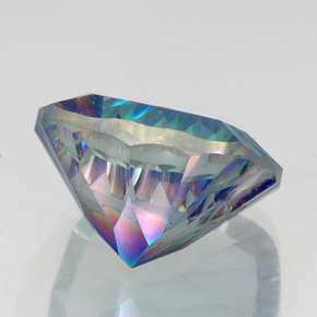 Quartz mystique Partie Supérieure Arc-en-Ciel naturelle Coupe coussin, 20.83 ct, VS