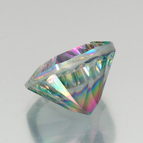 Quartz mystique Partie Supérieure Arc-en-Ciel naturelle Coupe coussin, 17.64 ct, VS