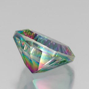 Quartz mystique Partie Supérieure Arc-en-Ciel naturelle Coupe coussin, 16.05 ct, VVS