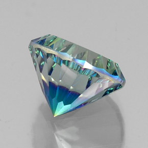 Quartz mystique multicolore naturelle coupe roude, 9,94 ct, VVS