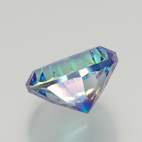 Quartz mystique multicolore naturelle coupe roude, 9,44 ct, VVS-VS