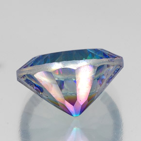 Quartz mystique multicolore naturelle coupe roude, 17,28 ct, VS