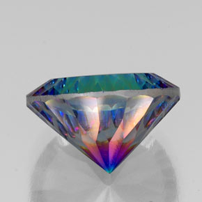 Quartz mystique multicolore naturelle coupe roude, 17,88 ct, VS