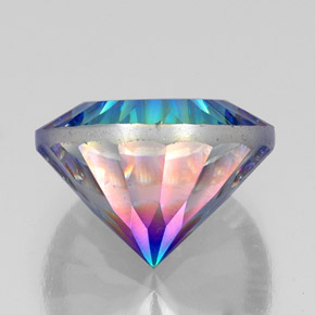 Quartz mystique multicolore naturelle coupe roude, 20,14 ct, VVS-VS
