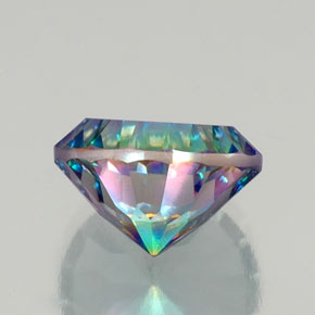 Quartz mystique multicolore naturelle coupe roude, 9,63 ct, VVS-VS