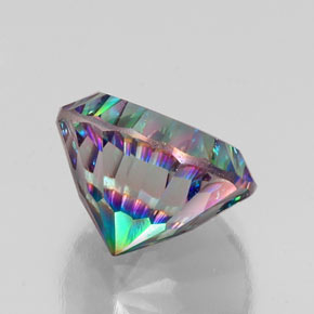 Quartz mystique Partie Supérieure Arc-en-Ciel naturelle Coupe roude, 10.08 ct, VVS