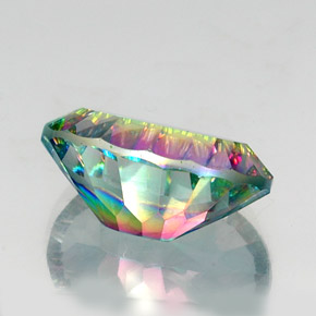 Quartz mystique Partie Supérieure Arc-en-Ciel naturelle Coupe ovale, 11.83 ct, VS