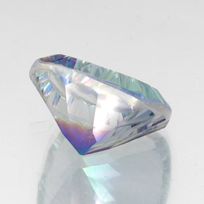 Quartz mystique Partie Supérieure Arc-en-Ciel naturelle Coupe coussin, 20.81 ct, VS-SI