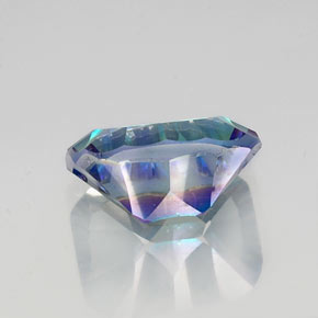 Quartz mystique Partie Supérieure Arc-en-Ciel naturelle Taille émeraude, 10.52 ct, VVS