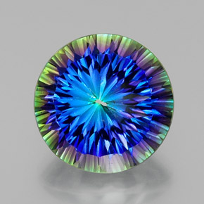 Quartz mystique Partie Supérieure Arc-en-Ciel naturelle Coupe roude, 18.50 ct, VVS-VS