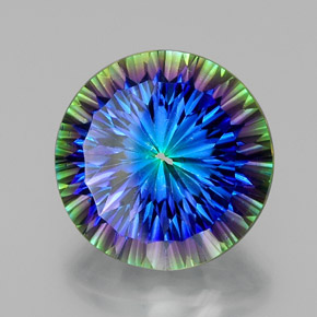 Quartz mystique Partie Supérieure Arc-en-Ciel naturelle Coupe roude, 18.50 ct, VVS-VS