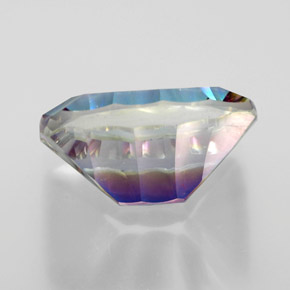 Quartz mystique Partie Supérieure Arc-en-Ciel naturelle Baquette, 10.34 ct, VVS-VS