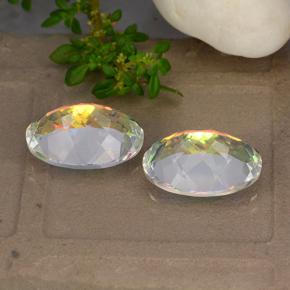 Achetez naturel 10,52ct multicolore quartz mystique gems, coupe ovale, en provenance brésil chez gemselect. en stock, livraison internationale!