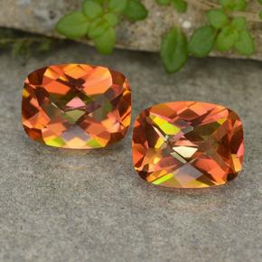 Achetez naturel 3,52ct multicolore quartz mystique gems, coupe coussin, en provenance brésil chez gemselect. en stock, livraison internationale!