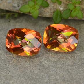 Achetez naturel 3,52ct multicolore quartz mystique gems, coupe coussin, en provenance brésil chez gemselect. en stock, livraison internationale!