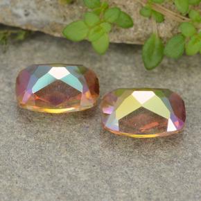 Achetez naturel 3,69ct multicolore quartz mystique gems, coupe coussin, en provenance brésil chez gemselect. en stock, livraison internationale!