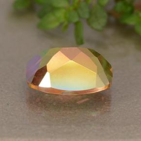 Quartz mystique Multicolore naturelle Coupe coussin, 1.79 ct, VVS-VS