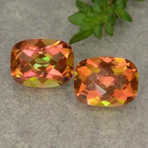 Achetez naturel 3.62ct Multicolore Quartz mystique gems, Coupe coussin, En provenance Brésil chez GemSelect. En stock, livraison internationale!
