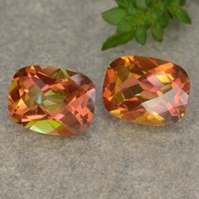 Achetez naturel 3.62ct Multicolore Quartz mystique gems, Coupe coussin, En provenance Brésil chez GemSelect. En stock, livraison internationale!