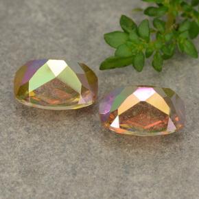 Achetez naturel 3.62ct Multicolore Quartz mystique gems, Coupe coussin, En provenance Brésil chez GemSelect. En stock, livraison internationale!