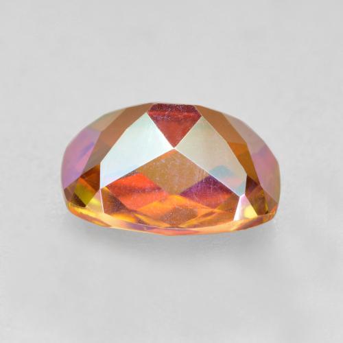Quartz mystique Multicolore naturelle Coupe coussin, 1.89 ct, VVS-VS