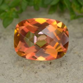 Quartz mystique Multicolore naturelle Coupe coussin, 1.73 ct, VVS-VS