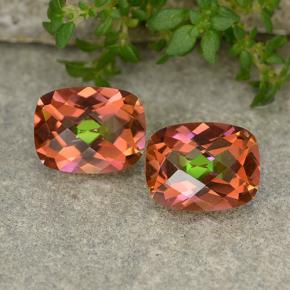 Achetez naturel 3,64ct multicolore quartz mystique gems, coupe coussin, en provenance brésil chez gemselect. en stock, livraison internationale!