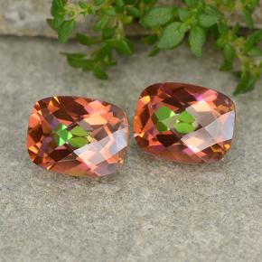 Achetez naturel 3,64ct multicolore quartz mystique gems, coupe coussin, en provenance brésil chez gemselect. en stock, livraison internationale!