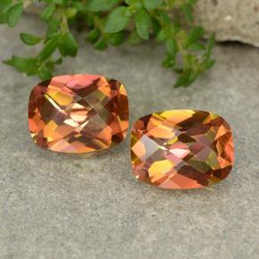 Achetez naturel 3,57ct multicolore quartz mystique gems, coupe coussin, en provenance brésil chez gemselect. en stock, livraison internationale!