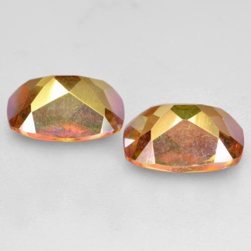 Achetez naturel 3,72ct multicolore quartz mystique gems, coupe coussin, en provenance brésil chez gemselect. en stock, livraison internationale!