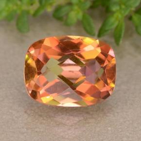 Quartz mystique multicolore naturelle coupe coussin, 1,81 ct, VVS-VS