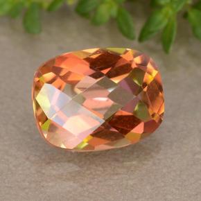 Quartz mystique multicolore naturelle coupe coussin, 1,81 ct, VVS-VS
