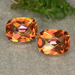 Achetez naturel 3,70ct multicolore quartz mystique gems, coupe coussin, en provenance brésil chez gemselect. en stock, livraison internationale!