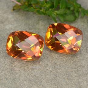 Achetez naturel 3,70ct multicolore quartz mystique gems, coupe coussin, en provenance brésil chez gemselect. en stock, livraison internationale!