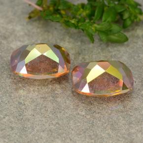 Achetez naturel 3,70ct multicolore quartz mystique gems, coupe coussin, en provenance brésil chez gemselect. en stock, livraison internationale!
