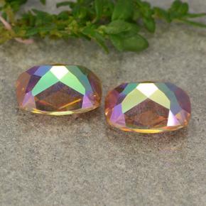 Achetez naturel 3,48ct multicolore quartz mystique gems, coupe coussin, en provenance brésil chez gemselect. en stock, livraison internationale!