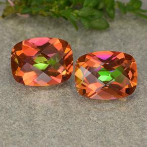 Achetez naturel 3.60ct Multicolore Quartz mystique gems, Coupe coussin, En provenance Brésil chez GemSelect. En stock, livraison internationale!