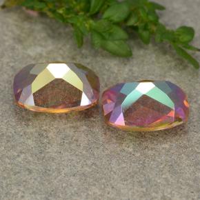 Achetez naturel 3.60ct Multicolore Quartz mystique gems, Coupe coussin, En provenance Brésil chez GemSelect. En stock, livraison internationale!