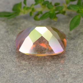 Quartz mystique Multicolore naturelle Coupe coussin, 1.73 ct, VS