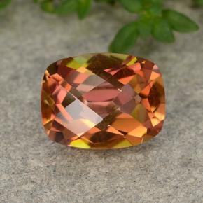 Quartz mystique Multicolore naturelle Coupe coussin, 1.78 ct, VVS-VS