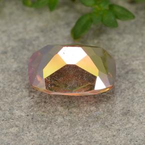 Quartz mystique Multicolore naturelle Coupe coussin, 1.78 ct, VVS-VS
