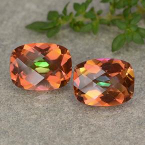 Achetez naturel 3,38ct multicolore quartz mystique gems, coupe coussin, en provenance brésil chez gemselect. en stock, livraison internationale!